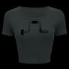 Ladies' Poly-Cotton Crop T-Shirt Thumbnail