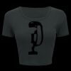 Ladies' Poly-Cotton Crop T-Shirt Thumbnail
