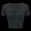 Ladies' Poly-Cotton Crop T-Shirt Thumbnail