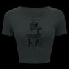 Ladies' Poly-Cotton Crop T-Shirt Thumbnail