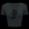 Ladies' Poly-Cotton Crop T-Shirt Thumbnail