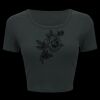 Ladies' Poly-Cotton Crop T-Shirt Thumbnail