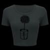 Ladies' Poly-Cotton Crop T-Shirt Thumbnail