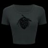 Ladies' Poly-Cotton Crop T-Shirt Thumbnail