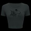 Ladies' Poly-Cotton Crop T-Shirt Thumbnail