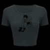 Ladies' Poly-Cotton Crop T-Shirt Thumbnail