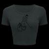 Ladies' Poly-Cotton Crop T-Shirt Thumbnail