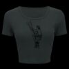 Ladies' Poly-Cotton Crop T-Shirt Thumbnail