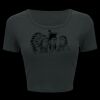 Ladies' Poly-Cotton Crop T-Shirt Thumbnail