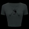 Ladies' Poly-Cotton Crop T-Shirt Thumbnail