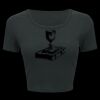 Ladies' Poly-Cotton Crop T-Shirt Thumbnail