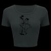 Ladies' Poly-Cotton Crop T-Shirt Thumbnail