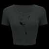 Ladies' Poly-Cotton Crop T-Shirt Thumbnail