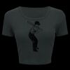 Ladies' Poly-Cotton Crop T-Shirt Thumbnail