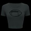 Ladies' Poly-Cotton Crop T-Shirt Thumbnail
