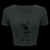Ladies' Poly-Cotton Crop T-Shirt Thumbnail