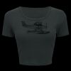 Ladies' Poly-Cotton Crop T-Shirt Thumbnail