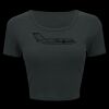 Ladies' Poly-Cotton Crop T-Shirt Thumbnail