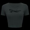 Ladies' Poly-Cotton Crop T-Shirt Thumbnail