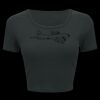 Ladies' Poly-Cotton Crop T-Shirt Thumbnail