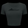 Ladies' Poly-Cotton Crop T-Shirt Thumbnail