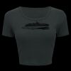 Ladies' Poly-Cotton Crop T-Shirt Thumbnail