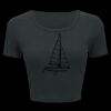 Ladies' Poly-Cotton Crop T-Shirt Thumbnail