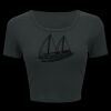 Ladies' Poly-Cotton Crop T-Shirt Thumbnail