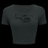 Ladies' Poly-Cotton Crop T-Shirt Thumbnail