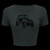 Ladies' Poly-Cotton Crop T-Shirt Thumbnail