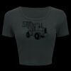 Ladies' Poly-Cotton Crop T-Shirt Thumbnail