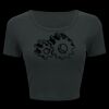 Ladies' Poly-Cotton Crop T-Shirt Thumbnail
