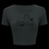 Ladies' Poly-Cotton Crop T-Shirt Thumbnail