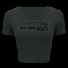 Ladies' Poly-Cotton Crop T-Shirt Thumbnail