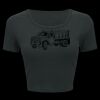 Ladies' Poly-Cotton Crop T-Shirt Thumbnail