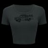 Ladies' Poly-Cotton Crop T-Shirt Thumbnail