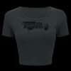 Ladies' Poly-Cotton Crop T-Shirt Thumbnail