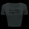Ladies' Poly-Cotton Crop T-Shirt Thumbnail