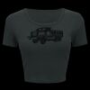 Ladies' Poly-Cotton Crop T-Shirt Thumbnail