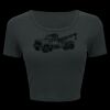 Ladies' Poly-Cotton Crop T-Shirt Thumbnail