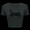 Ladies' Poly-Cotton Crop T-Shirt Thumbnail
