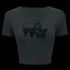 Ladies' Poly-Cotton Crop T-Shirt Thumbnail