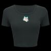 Ladies' Poly-Cotton Crop T-Shirt Thumbnail