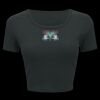 Ladies' Poly-Cotton Crop T-Shirt Thumbnail