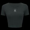 Ladies' Poly-Cotton Crop T-Shirt Thumbnail