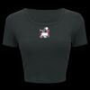 Ladies' Poly-Cotton Crop T-Shirt Thumbnail