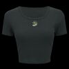Ladies' Poly-Cotton Crop T-Shirt Thumbnail