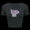 Ladies' Poly-Cotton Crop T-Shirt Thumbnail