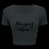 Ladies' Poly-Cotton Crop T-Shirt Thumbnail