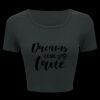 Ladies' Poly-Cotton Crop T-Shirt Thumbnail